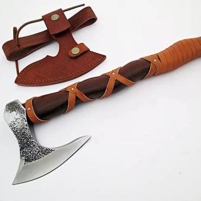 Лучший дизайн OEM ODM Профессиональный пакистанский 2022 высококачественный походный топор с кожаным чехлом