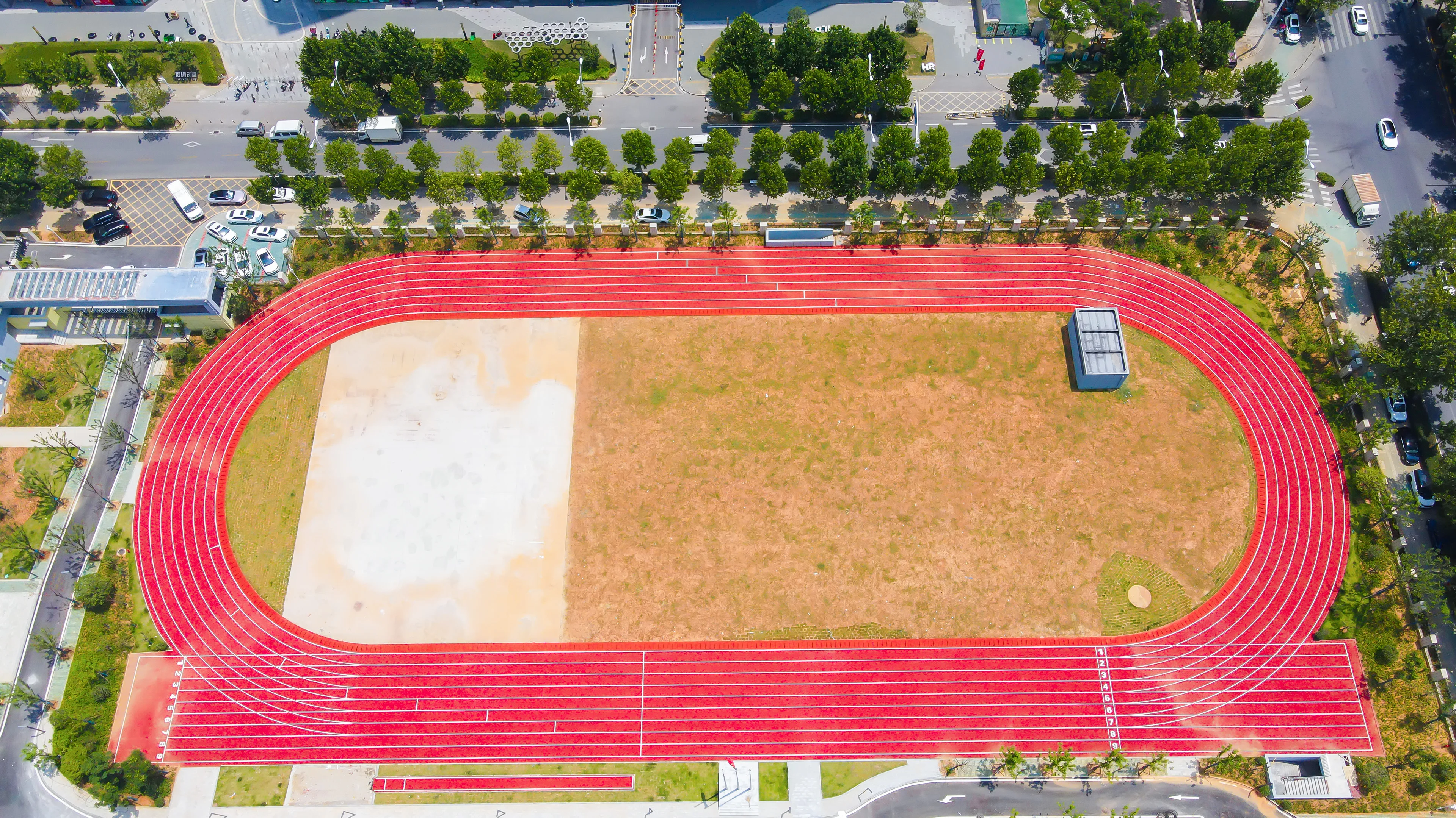 All Weather Prefabricated Sheet Running track Shock Reduction Standard 400 Meter Track Surface