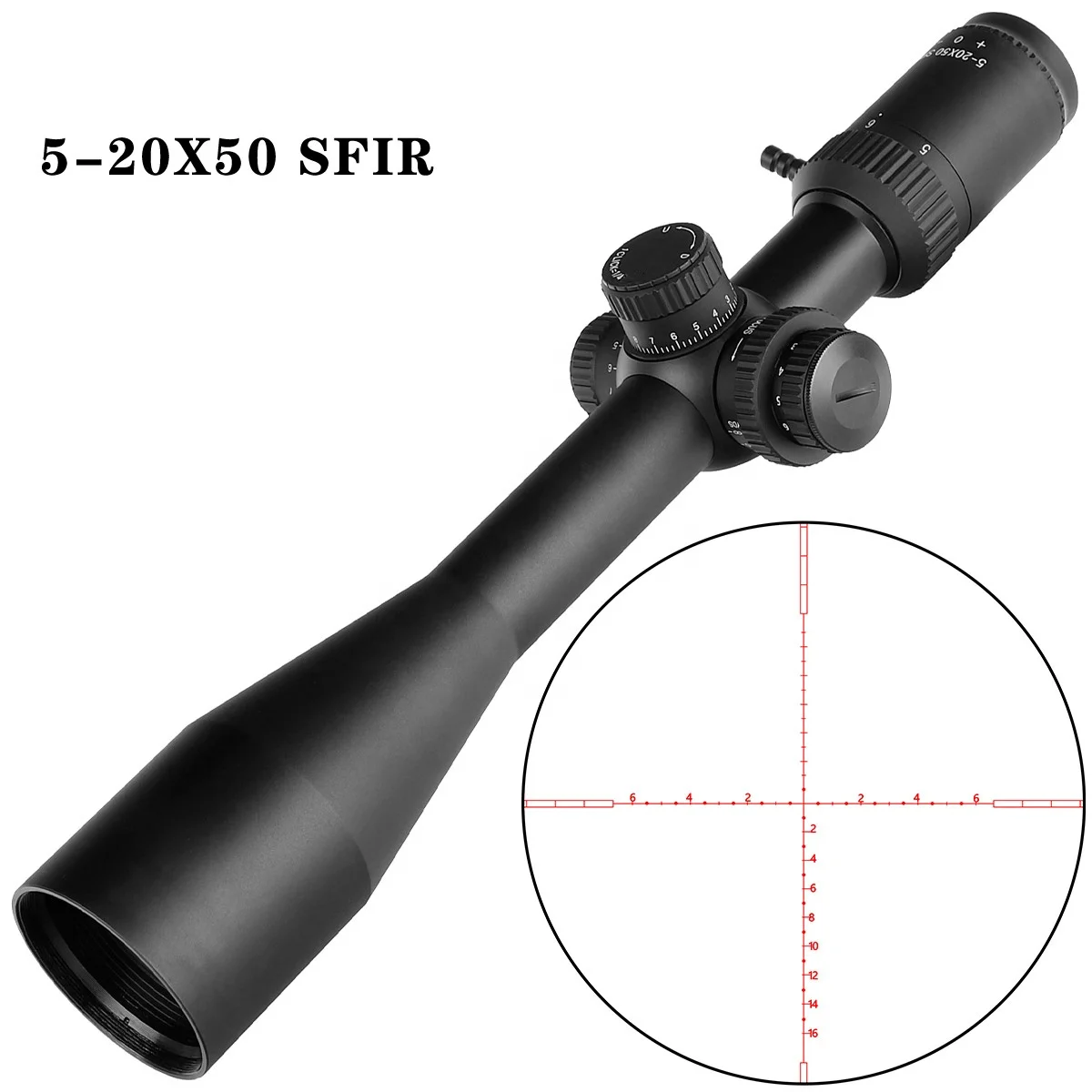 Ohhunt 5-20X50 SFIR Optic Scope 30mm Side Focus Scope Long Range Tactical Hunting Sights