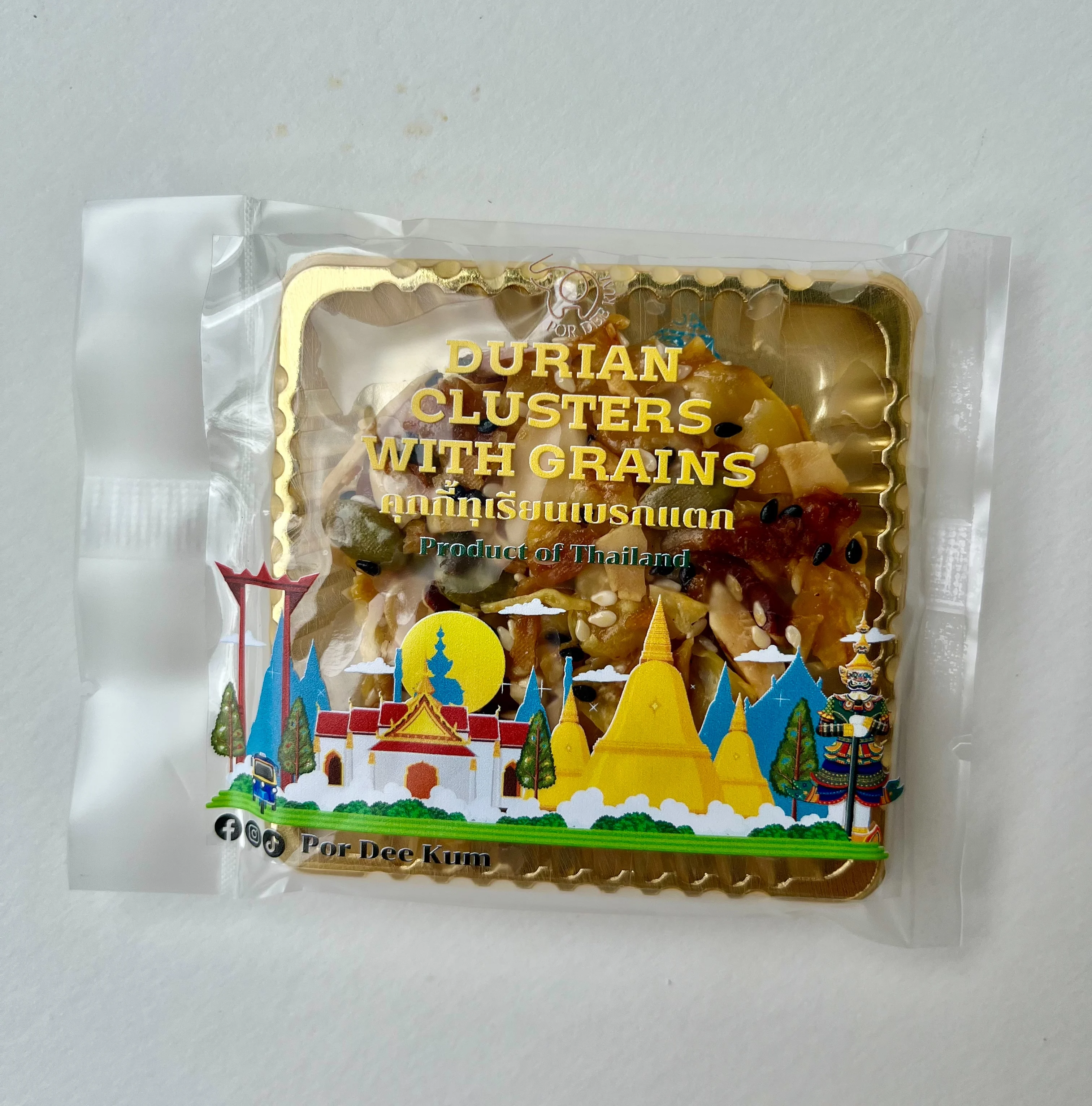 Wholesale Healthy Snack Grain Snack Premium Durian Clusters with Grains Product From Thailand New Trend Snack