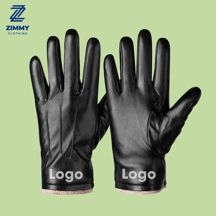 Top quality leather gloves Portable embroidered gloves Sport fashion gloves