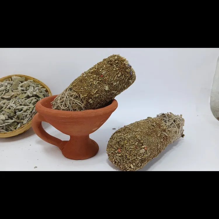 White sage smudge bundle for purification  meditation and yoga holistic healing Sacred sage incense for rituals
