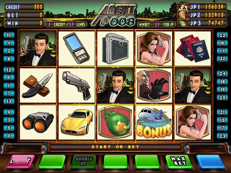 Customised design Coin Operated slot machine in casino