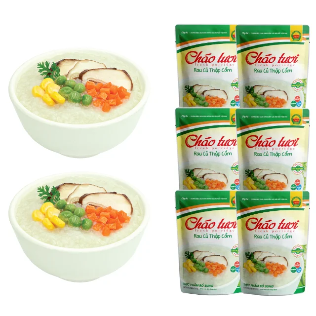 240g Mixed Vegetables Infant food vegetarian nutritious food no preservatives fresh porridge ready to eat OEM Vietnamese product