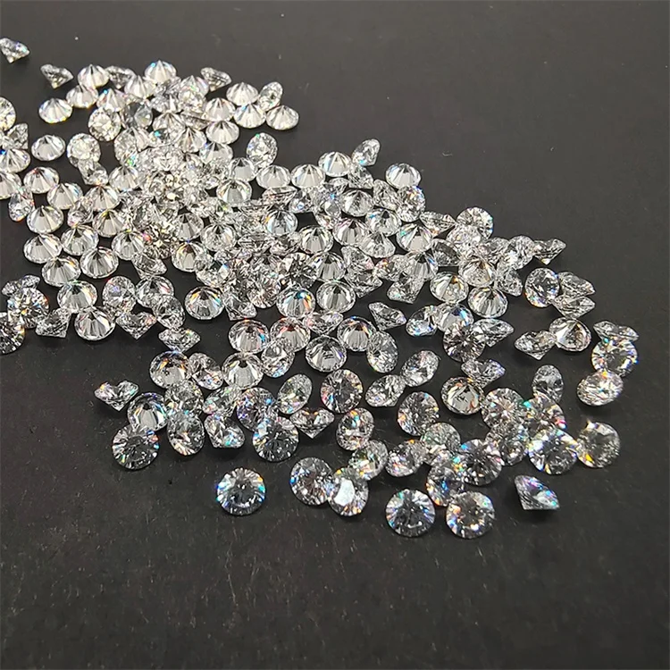 LETMEXC 1.0 ct Per Pack Small Size Loose Moissanite Gemstones D Color VVS1 Excellent Round Cut for Custom Diamond Jewely DIY