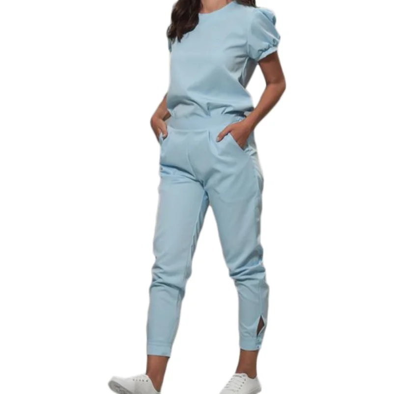 Hot Sale Anti Wrinkle Washable Soft Fabric Nurse Scrubs Hospital Uniform Medical Scrub Suit Top Quality Cheap Price Scrubs
