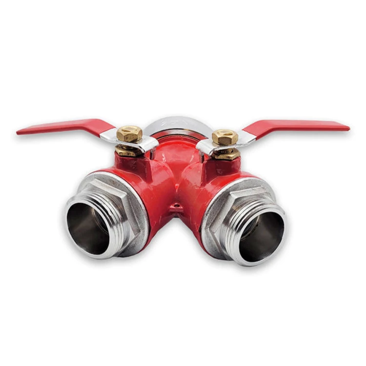Wholesale Price Y Connection Fire Water Segregator 2.5 Inch Fire Fighting Water Divider for Fire Hose