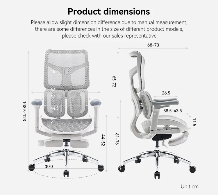 SIHOO S100 full mesh Breathable Mesh Design High Back Computer Chair 4D Armrests Home Office Smart Chair