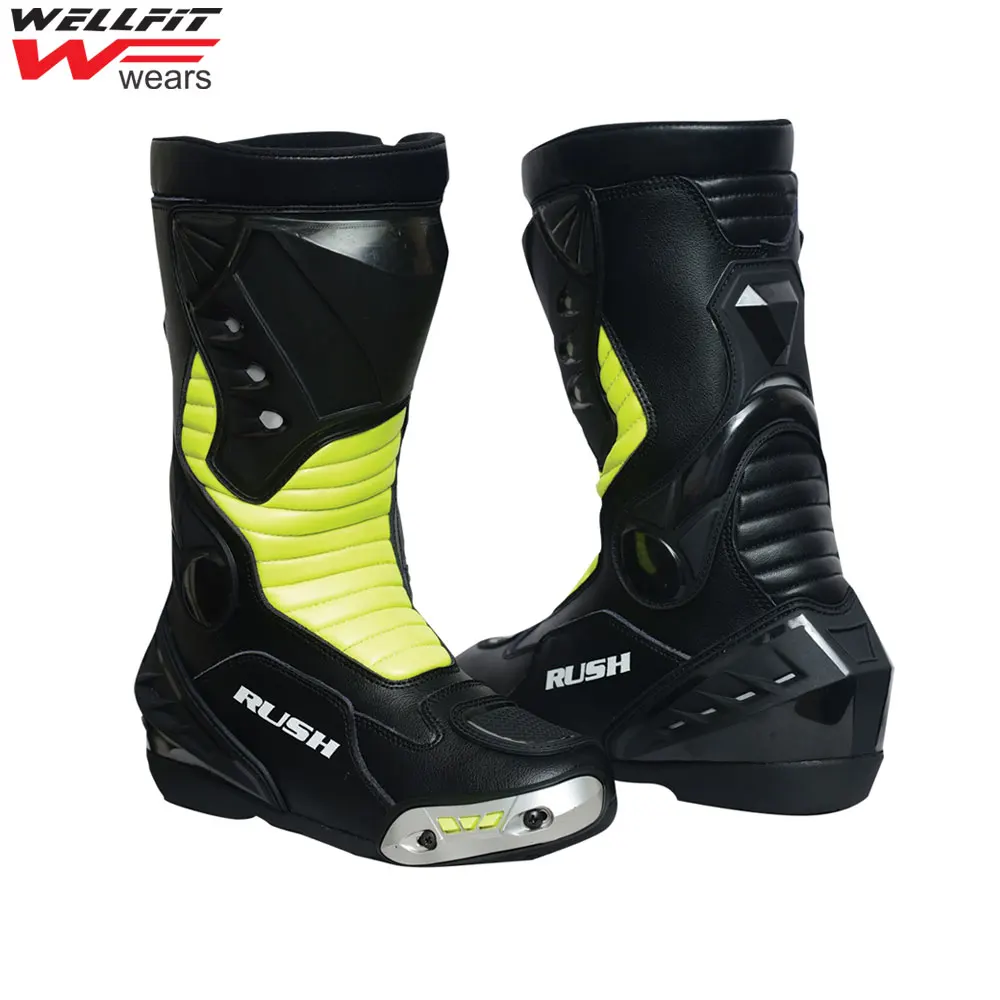 Waterproof Motorbike Boots Racing Boots Riding Leather Motorcycle Shoes Motorcycle & Auto Racing Custom Motorcycle Apparel