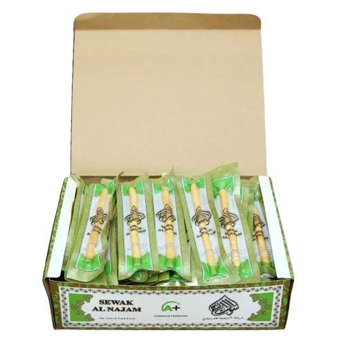 Мятный вкус Sewak Al Najam Miswak: Премиум-качество для ухода за зубами доступно по конкурентоспособным рыночным ценам.