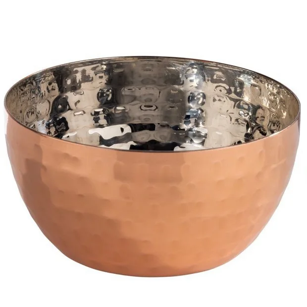 Trending Decorative Dinnerware Glossy Powder Coated Candy Bowls Metal Serving Bowl Serving Delicious Food Dessert Serving Bowl