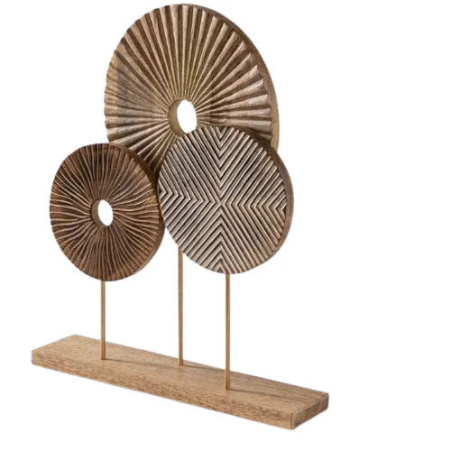 Minimalist Luxury Abstract Metal Ornaments Creative Style Table Items for Home Decor for Hotel Desktop Art Decorations