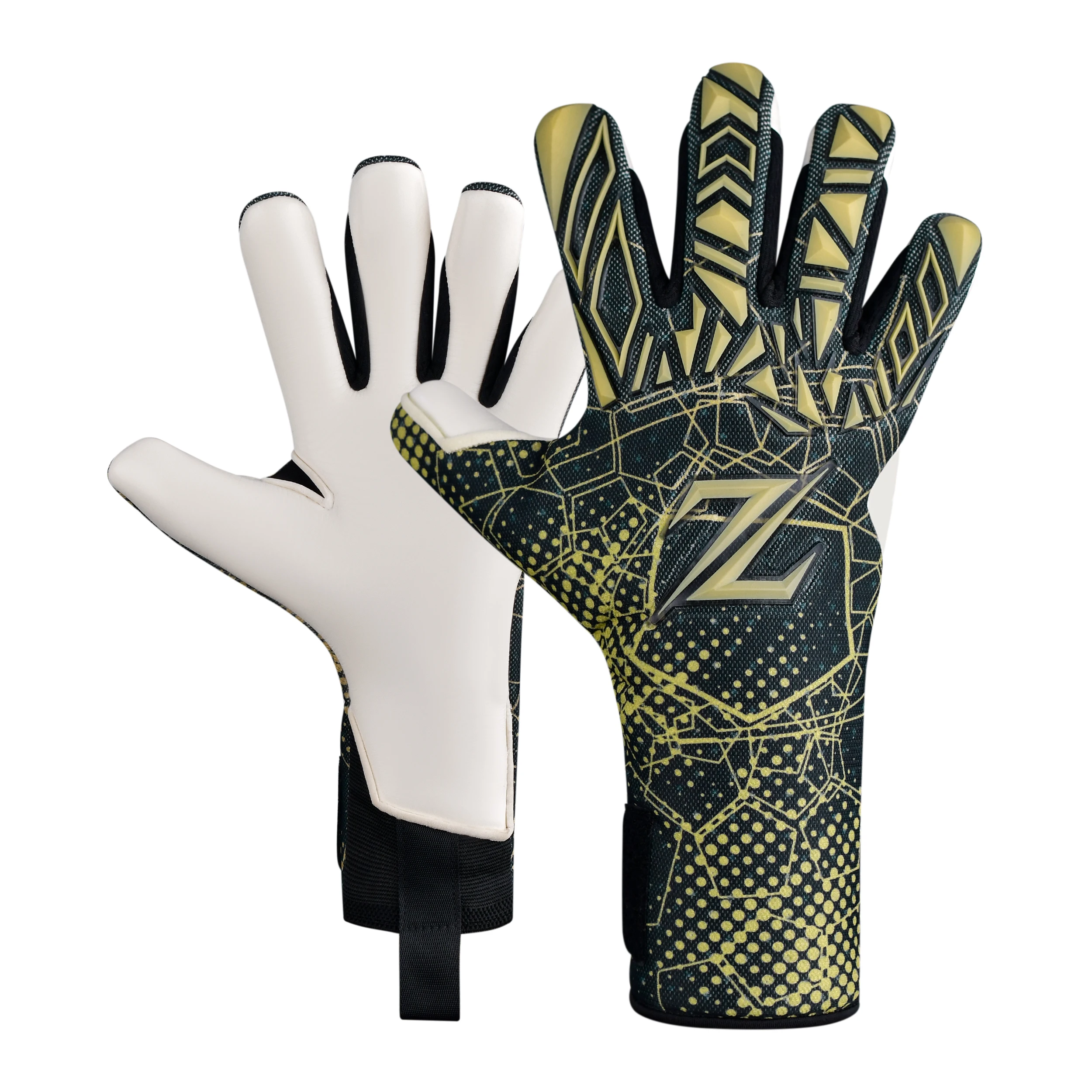 Gama Sports Goalkeeper Gloves Professional Match Pair German Latex gloves High Quality Latex Grip 3.5mm dual padding breathable