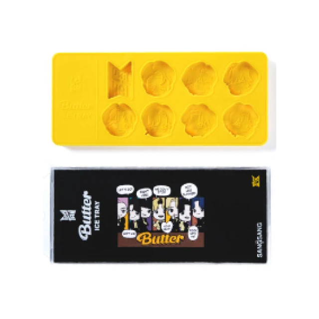 Bts Tiny Ice Maker Tray Butter pop-up store for sell Bts special promotion goods for kpop fans with members character