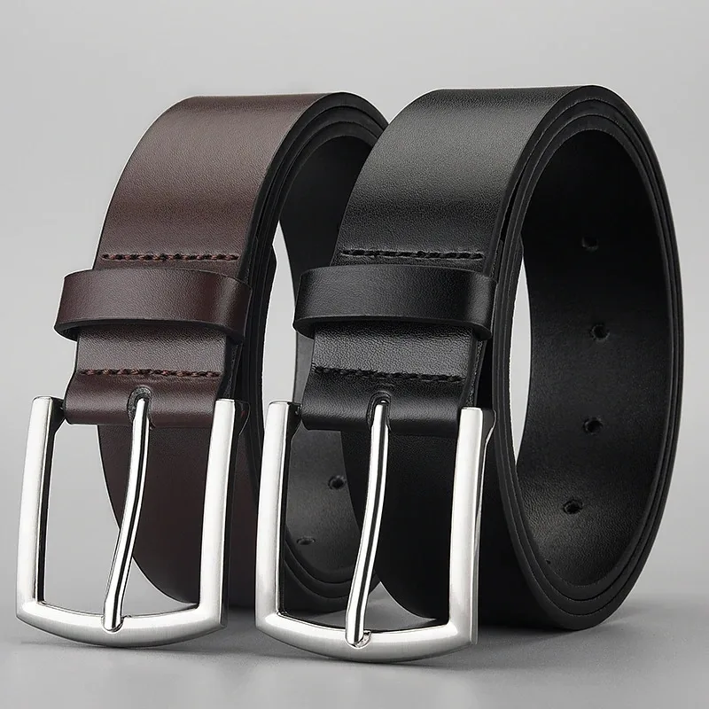 Famous Brand Luxury Designer Belts for Men Classic Pu Leather Pin Buckle Waist Male Strap Black Belt for Jeans