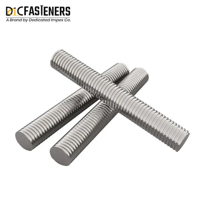 DIN975 High-Quality Stainless Steel Galvanized Screw Threaded Rods: 304, 316, A2-70, A4-70
