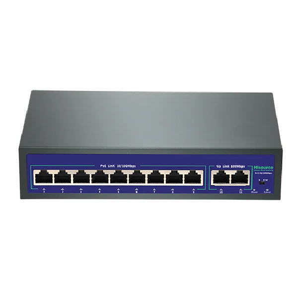 Custom Label  9*100/100Mbps DC52V 2.3A Max 120w Built-in Power Vlan Support With Brand new