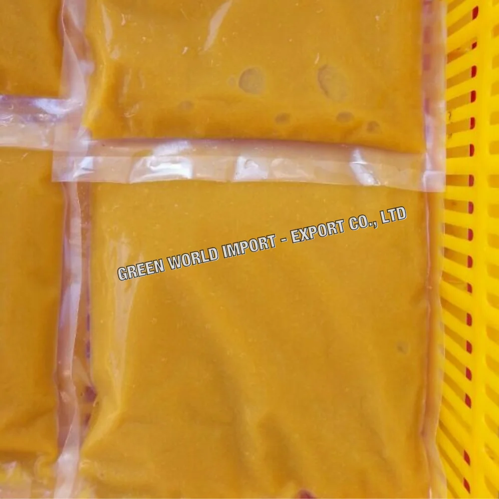 Top Seller Frozen Mango Passion Fruit Puree from Vietnam Wholesaler Premium Quality Sweet Flavor in Bulk Packaging