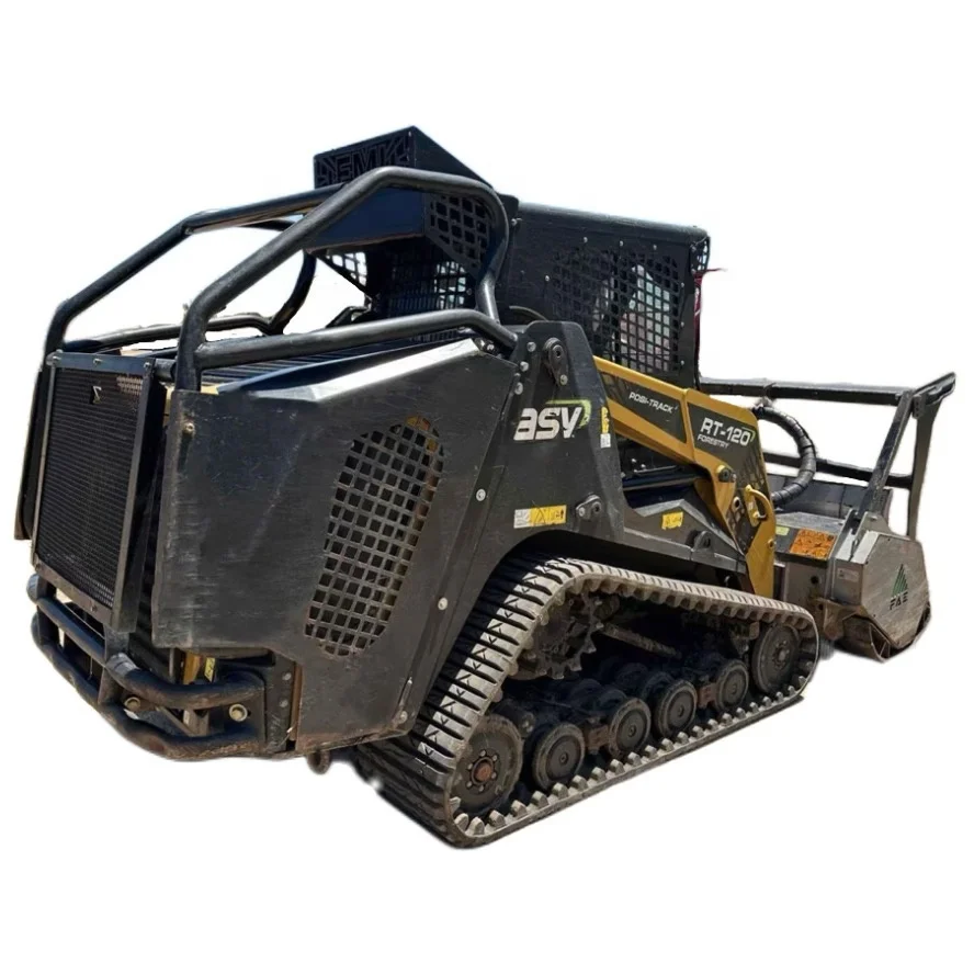 Affordable Price 2020 ASV Compact Track Loader RT-120 With FAE Mulcher Head Attachment Ready to Ship