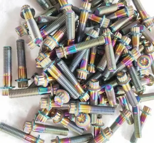 M8X32mm Titanium Bolts split rim M7 x 32mm Grade 5 for BBS