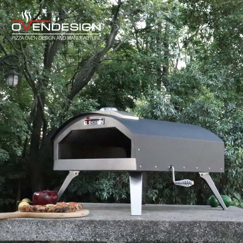 The Industry China Wholesale 16 Inch Rotary Pizza Oven Gas Countertop Baking Ovens With Gaz Buruner