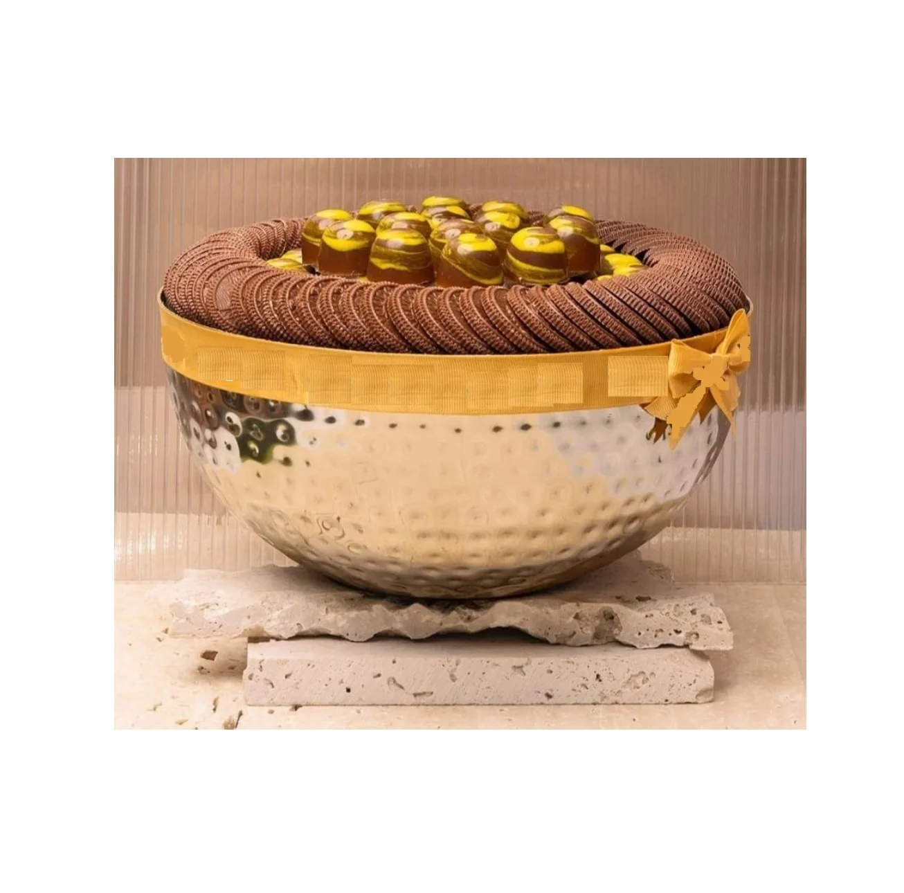 Hotel Restaurant Dessert Chocolate Serving Bowl High Quality Silverware Chocolate Sever By Apar Decor Supplies