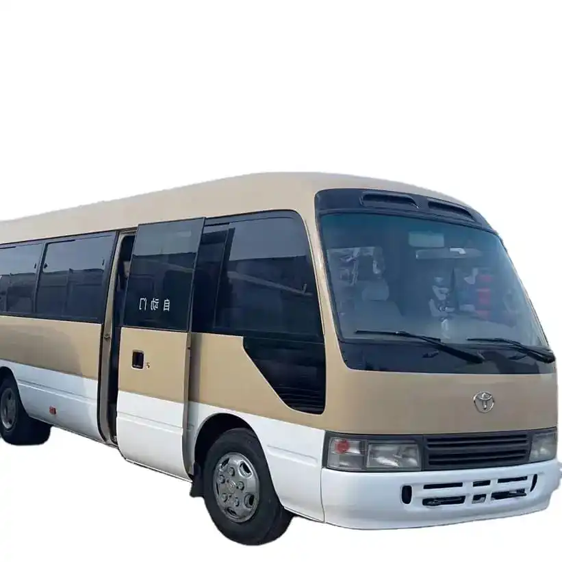 good condition 30 seats Used toyota Coaster Buses RDH/LHD