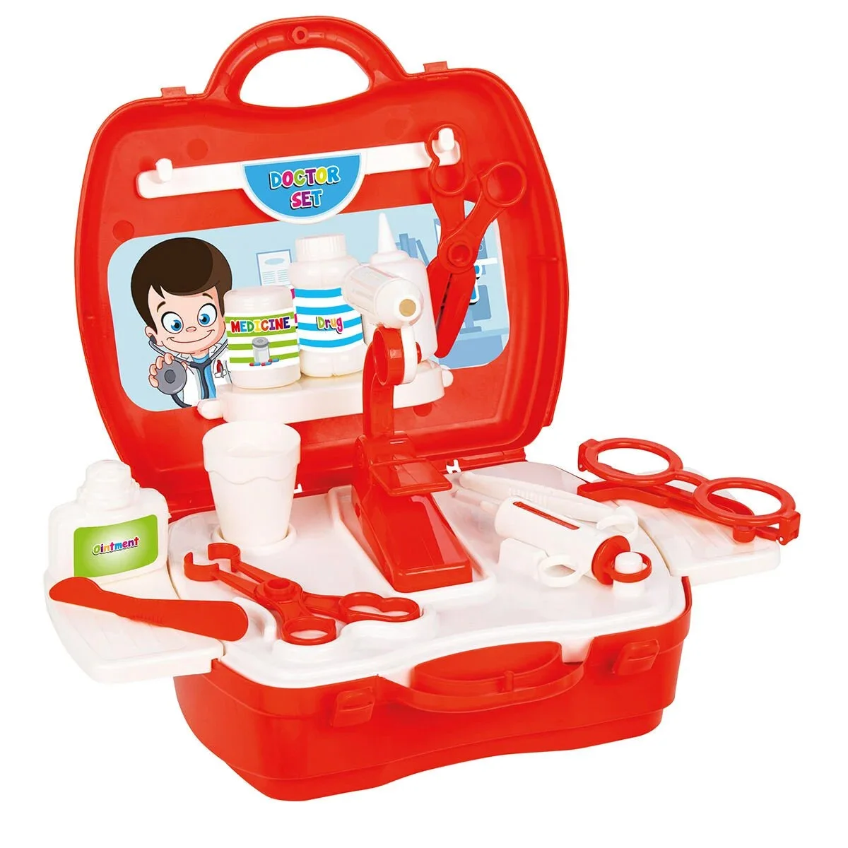 Wholesale Doctor Kit with Carrying Case 25 Pcs Plastic Play Set Kids Role-playing for Educational Pretend Play Toys for Kids