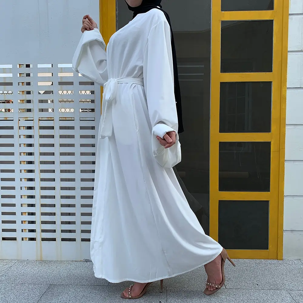 2022 Ramadan Abaya Batwing Sleeve Islamic Clothing Women Kaftan Dress Pakistani Dubai Caftan