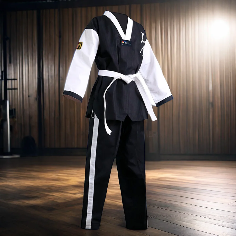 New Durable Breathable White Sparring Uniform Taekwondo Uniform Fight Wear Best Seller Taekwondo Uniform TU-0010