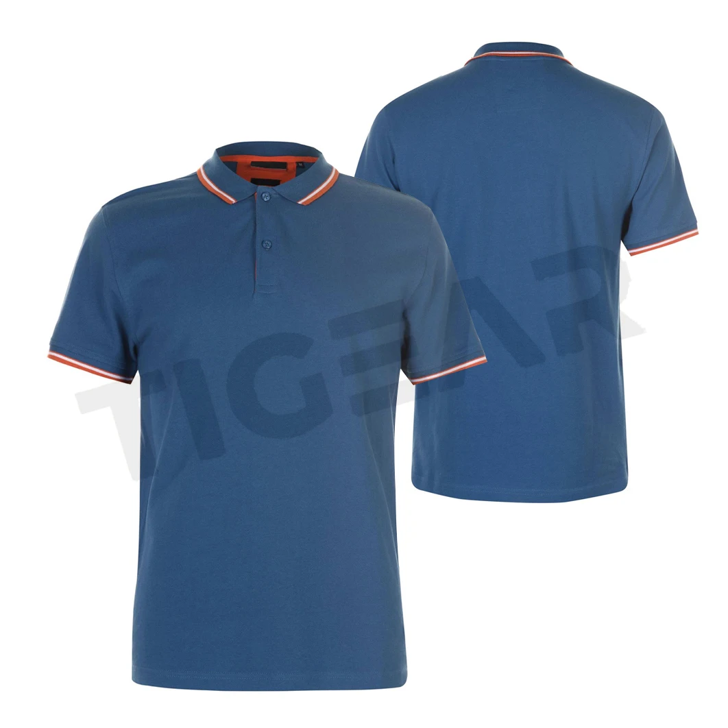 Polo shirt collar design custom Brand Golf Apparel sublimation 100% polyester mens comfortable golf shirt