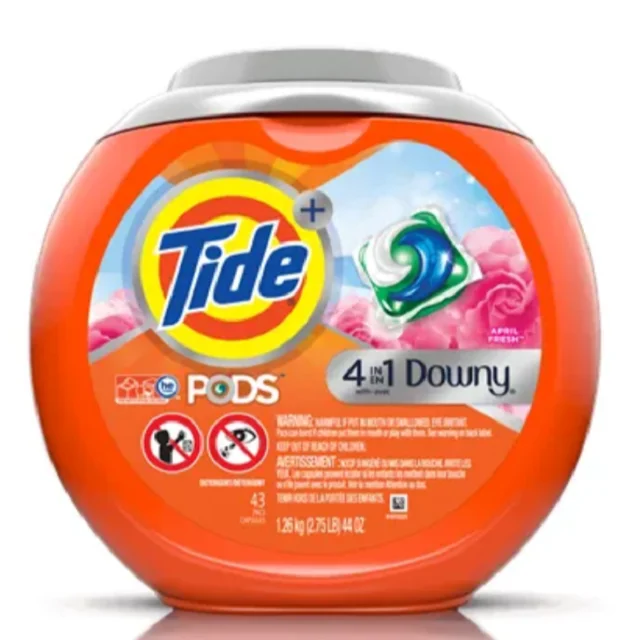 New TIDE PODS 43 Capsules Febreze Sport Laundry Detergent 4 in 1 FREE SHIPPING USA