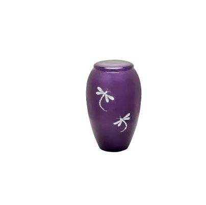 Top Quality Funeral Supplies Factory Price Casket Metal Funeral Urn Cremation Human Pet Ashes Itinerary for Export