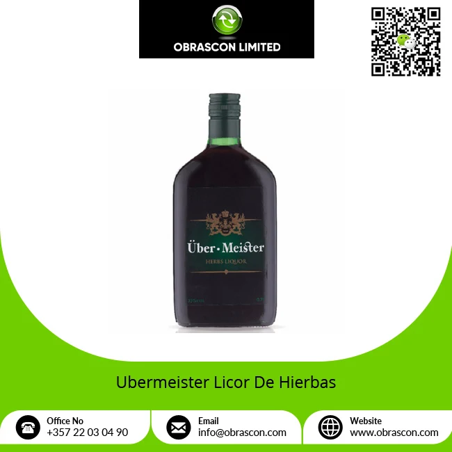 Strong Taste Natural Herbs Rich 35.5 Alcohol Contain Ubermeister Licor de Hierbas Alcohol Liquor at Wholesale Price
