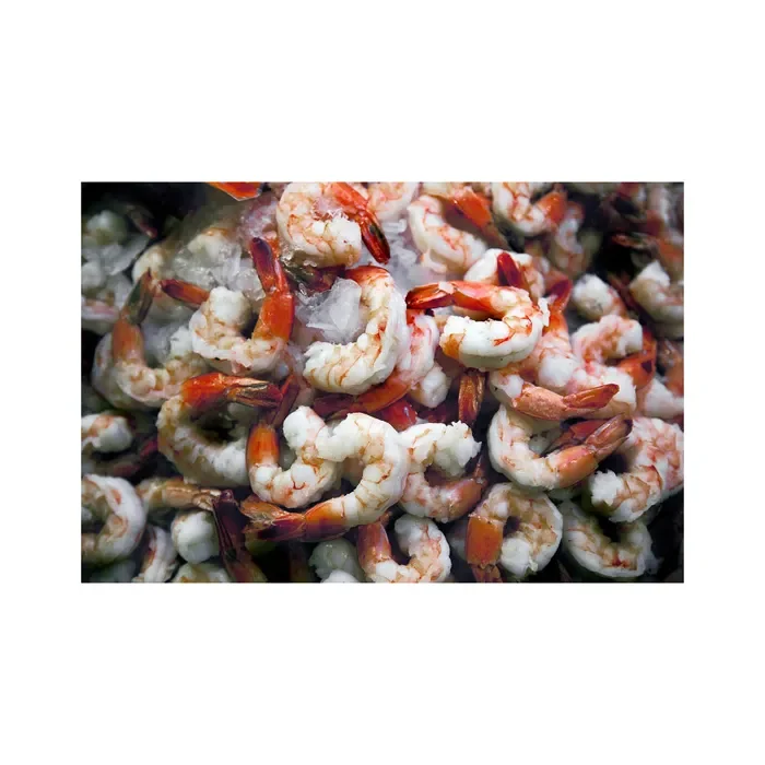 Shrimp Wholesale. Frozen vannamei white shrimp raw peeled deveined tail