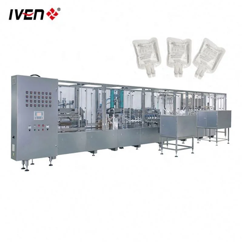 Aseptic IV Solution Soft Pack Filling And Sealing Device Pouch Form-Fill-Seal Machine