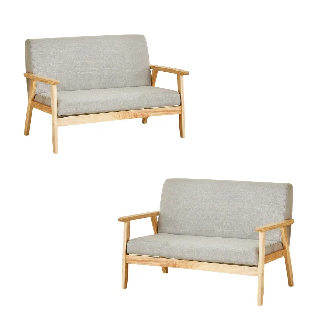 White color modern extra long leather or fabric sofa for home furniture direct Factory