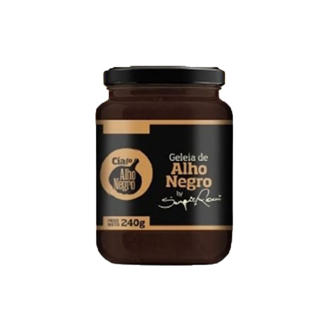 Black Garlic Jelly 240g - a 100% artisanal recipe without chemical preservatives