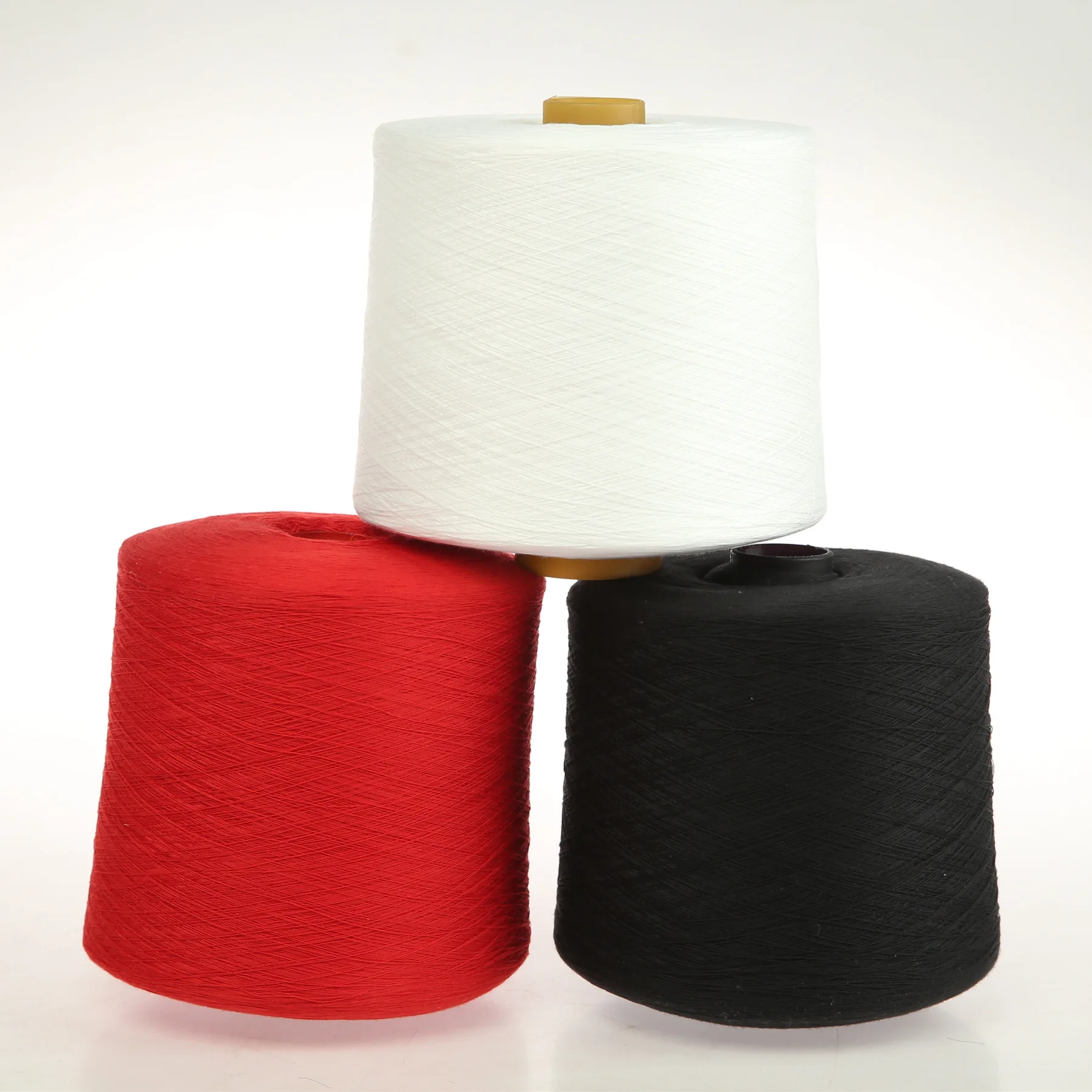 High Quality Cone Dyed Yarn 32/1 21/1 100% Cotton Yarn For Weaving And Knitting