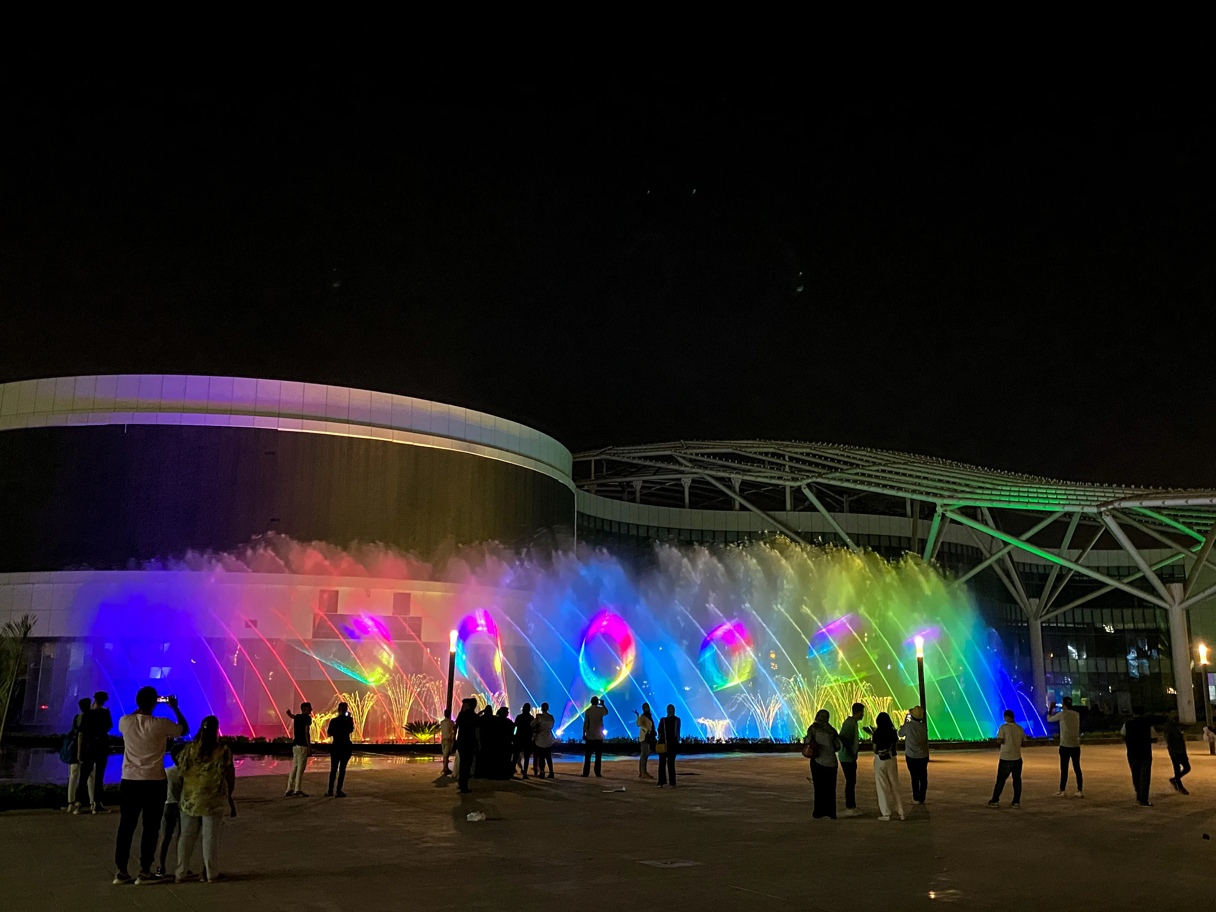 Egypt Shopping Mall Musical Fountain featuring laser,fog,fire and lighting system
