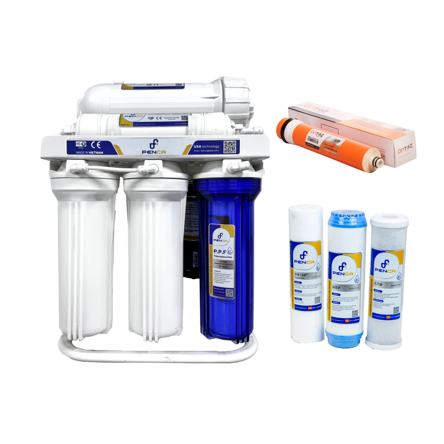 Система очистки воды премиум-класса: 7-ступенчатый фильтр обратного осмоса с 12-месячным сроком службы