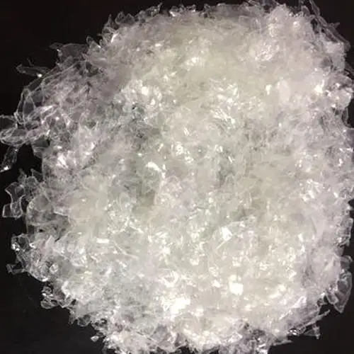 High Quality Recycled Hot Washed PET Clear Flakes For Sale.