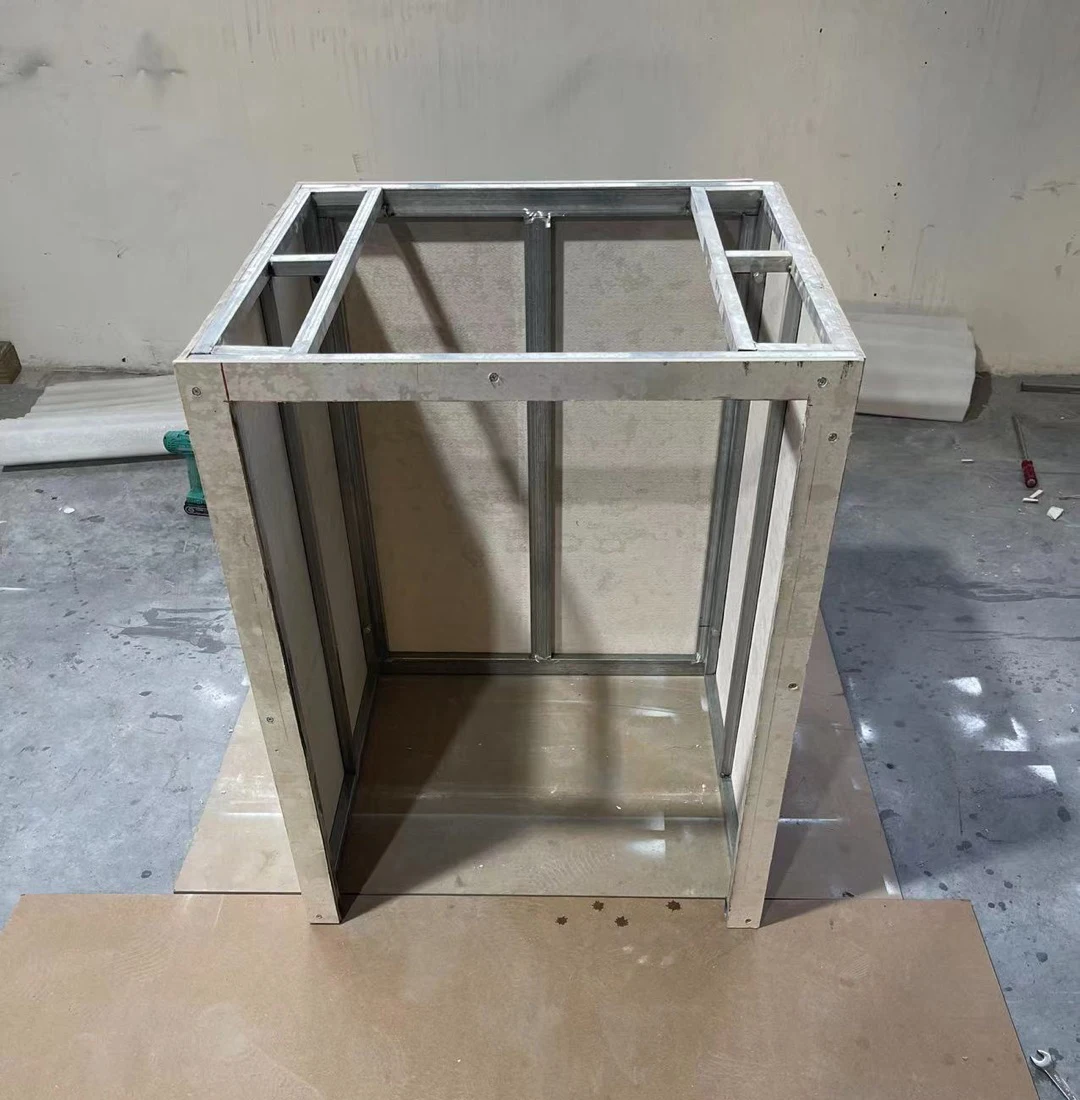 Custom Modular Outdoor Kitchen Frame BBQ Island Outdoor Kitchen Grill With Fridge