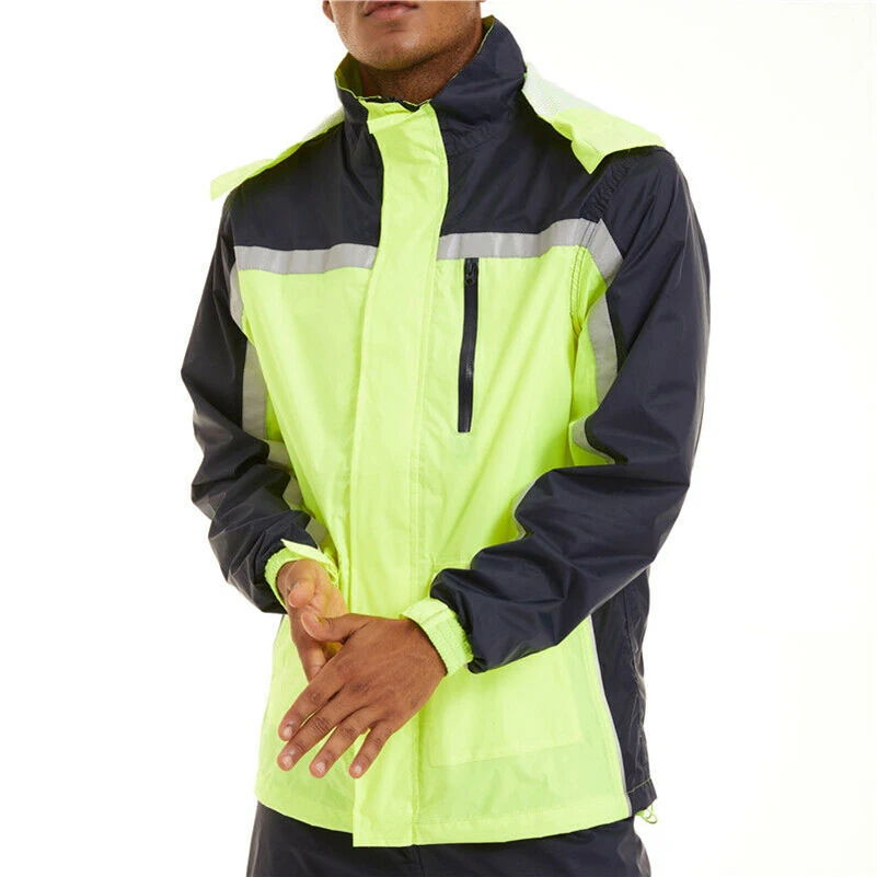 Reflective Security Traffic Fluorescent Hi Vis High Viz Visibility Workwear Safety Work Class 3 Jacket