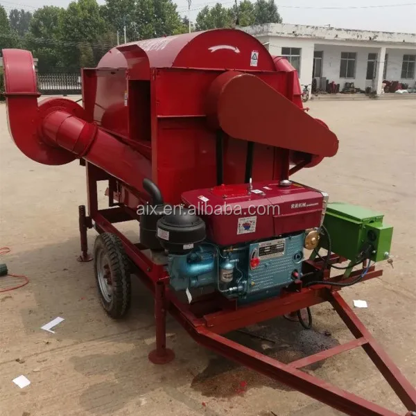diesel engine bean thresher machine wheat thresher small rice threshing machine