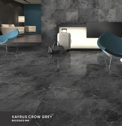 Impressive New Real Marble Designs in Size of 800x1600mm Polished Porcelain Slab Tiles Used for Bathroom