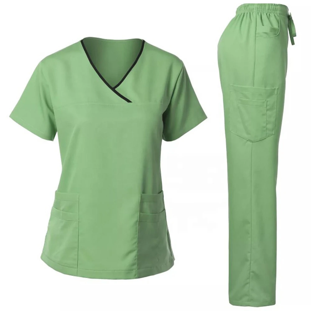 Medical Scrub/Scrub Suit/Nurse Hospital Uniform Scrub Set For Doctors Breathable quick dry plus size scrub suit with oem service