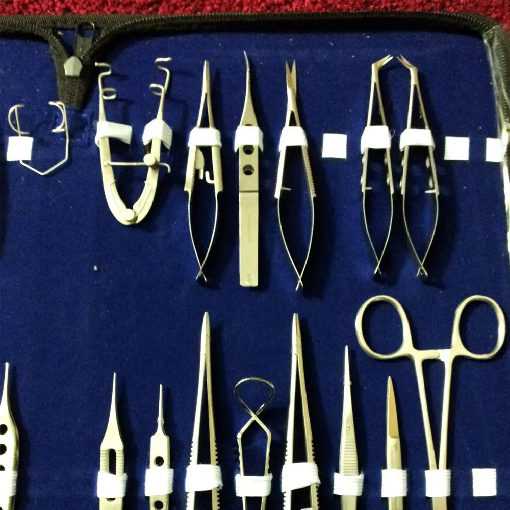Eye Micro Surgery Surgical Ophthalmic Instruments Set | Ophthalmology Forceps | Eye Surgery Instrument Sets kit