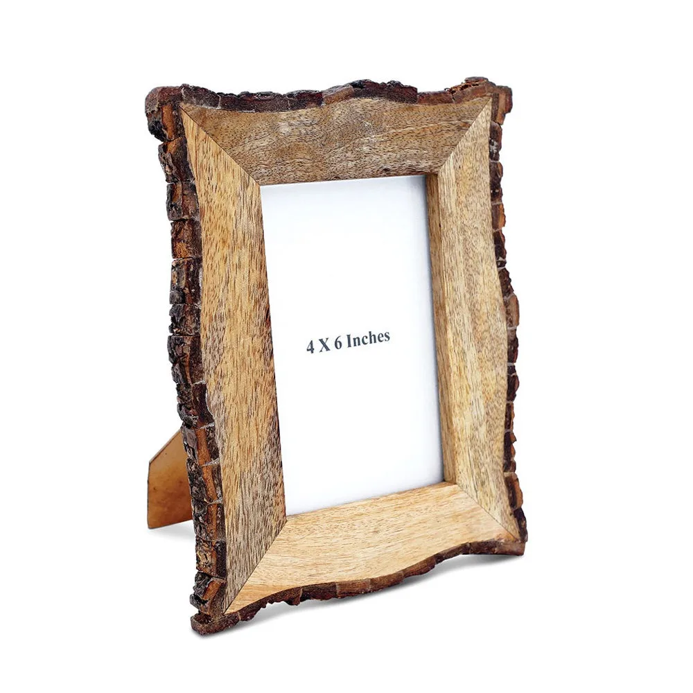 Mango Wood Photo Frame Variations Ideal for Adding a Touch of Organic Charm to Your Home Decor Sturdy and Stylish