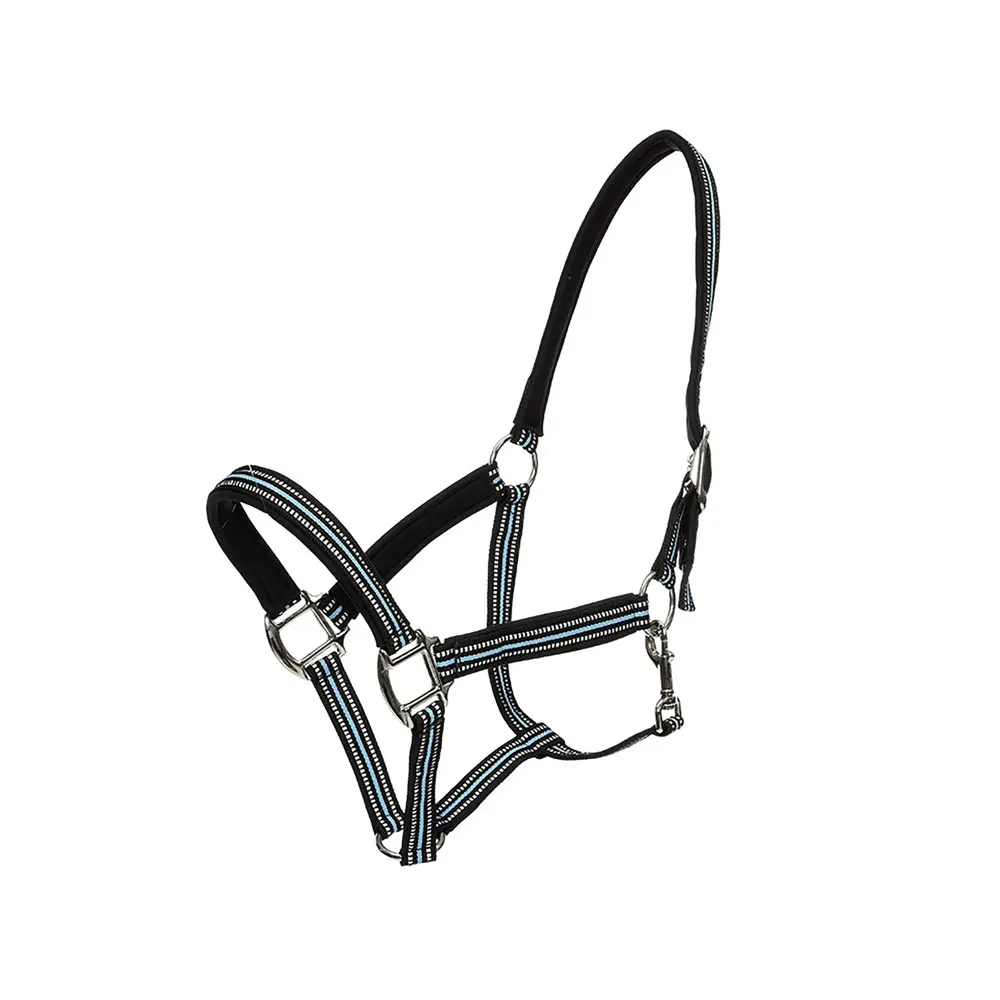 Adjustable Soft Horse Riding Equipment Halter Horse Bridle With Bit and Fixed Rein breast collar Belt For Horse